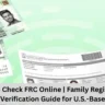 How to Check FRC Online | Family Registration Certificate Verification Guide for U.S.-Based Pakistanis