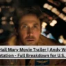 Project Hail Mary Movie Trailer | Andy Weir Sci-Fi Adaptation - Full Breakdown for U.S. Fans