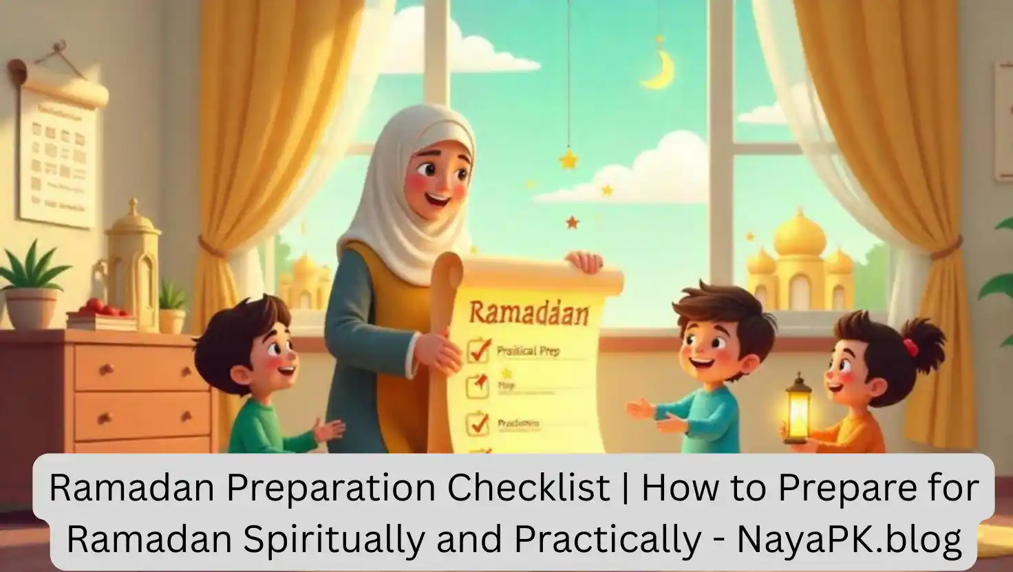 Ramadan Preparation Checklist | How to Prepare for Ramadan Spiritually and Practically - NayaPK.blog