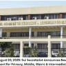 Apply by August 20, 2025: Sui Secretariat Announces New Education Recruitment for Primary, Middle, Matric & Intermediate Degree