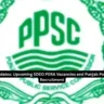 PPSC 2025 Job Updates: Upcoming SDEO PERA Vacancies and Punjab Police Sub-Inspector Recruitment