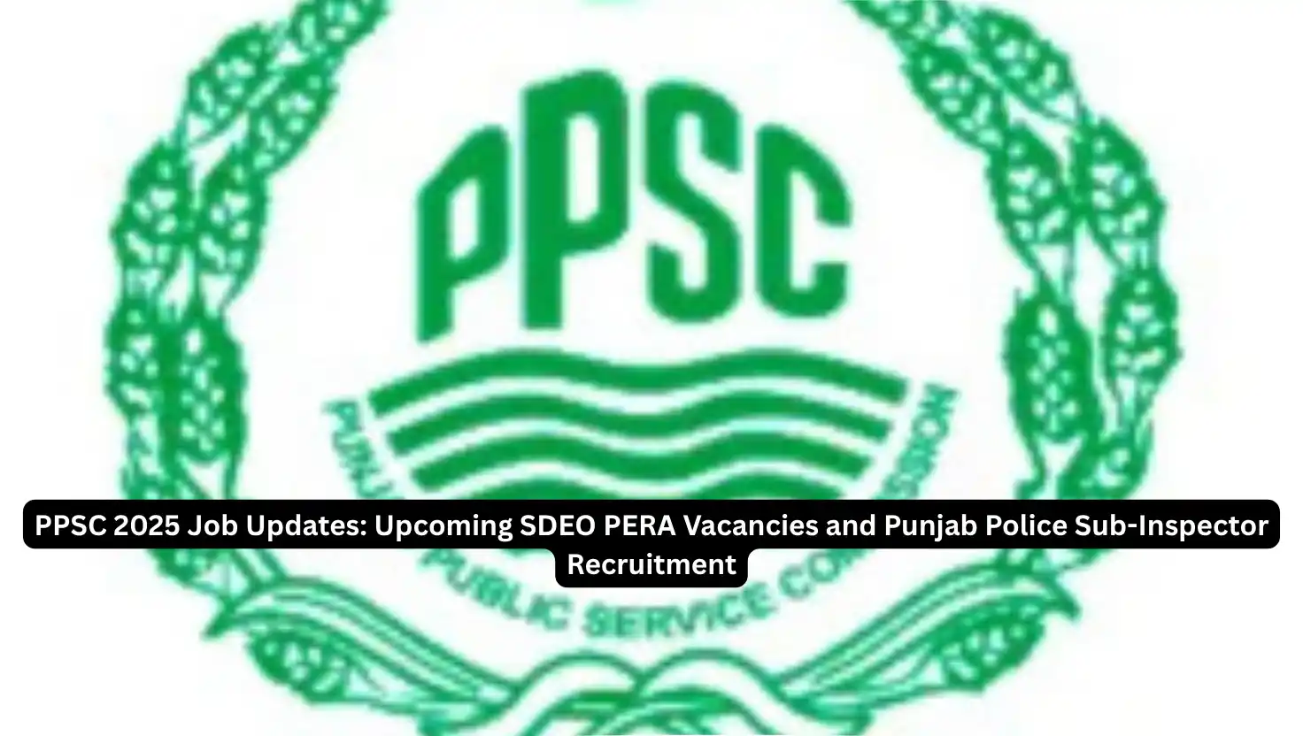 PPSC 2025 Job Updates: Upcoming SDEO PERA Vacancies and Punjab Police Sub-Inspector Recruitment